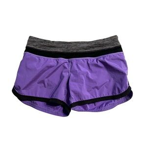 LULULEMON Women’s Size 6 Short, Running Workout,
Purple Black